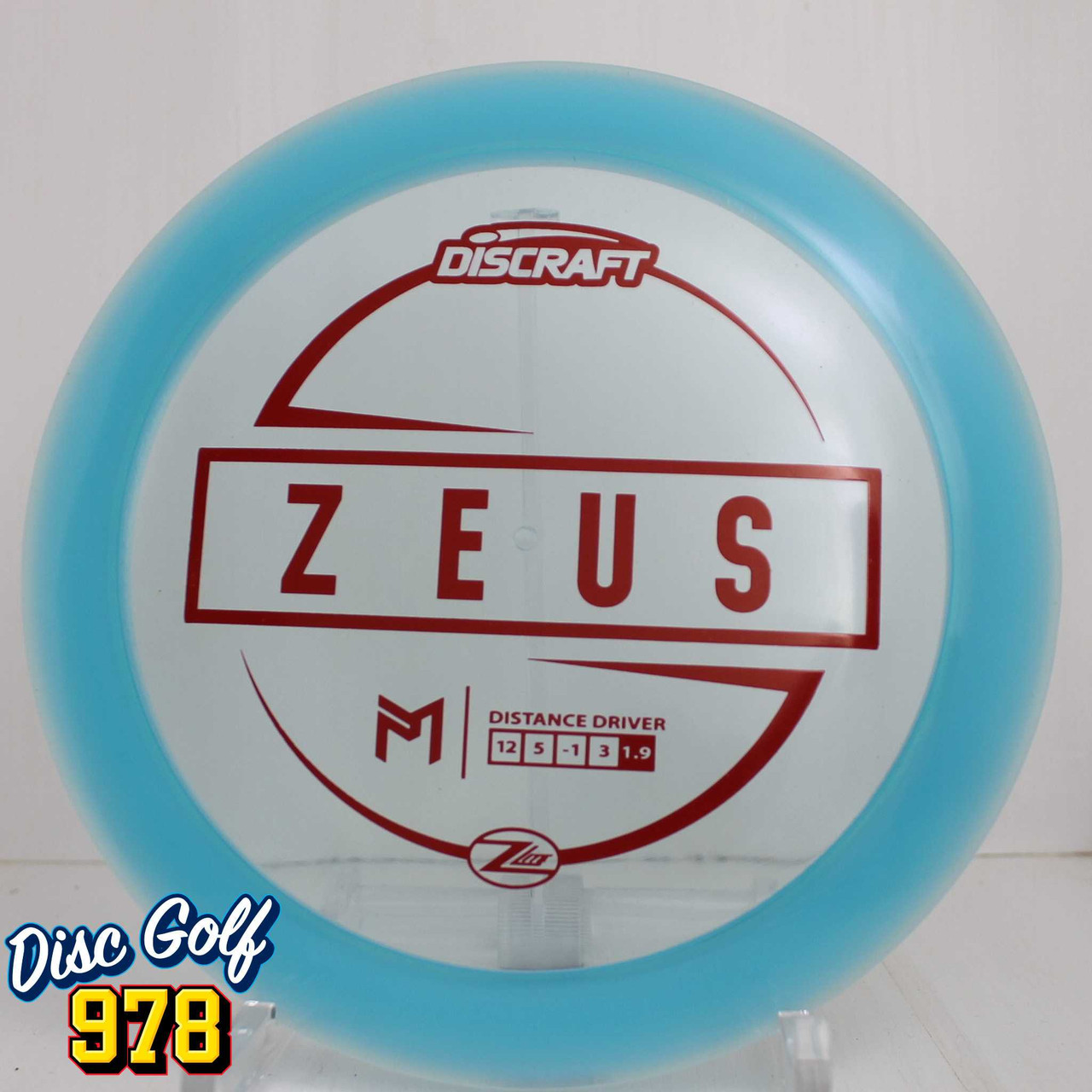 Discraft Zeus Z Lite Paul McBeth 161.3g Light Blue A