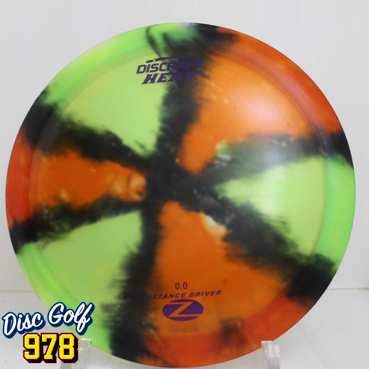 Discraft Heat Z Fly Dye 176.3g Orange Yellow Black