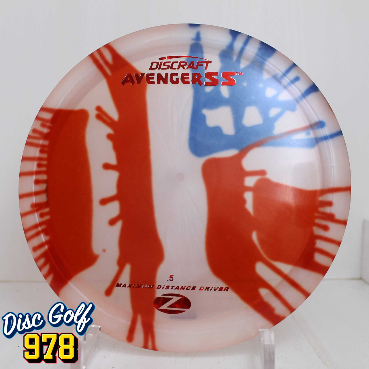 Discraft Avenger SS Z Fly Dye 175.4g USA Flag B