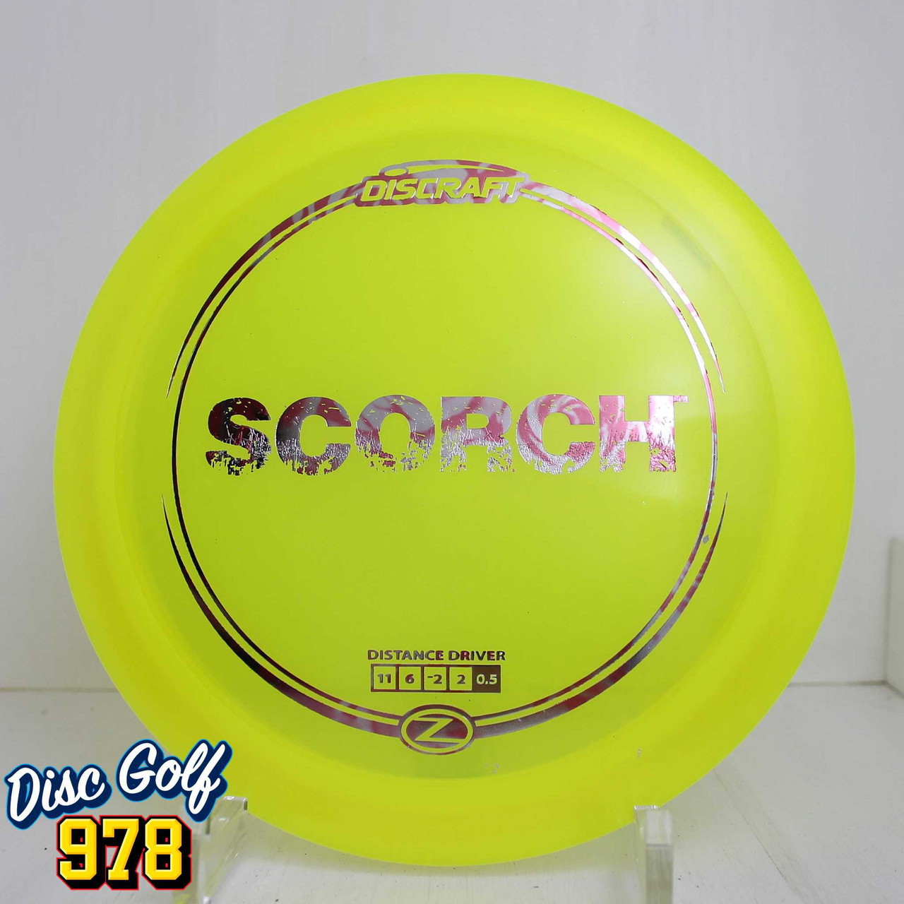 Discraft Scorch Z 175.3g Neon Yellow C