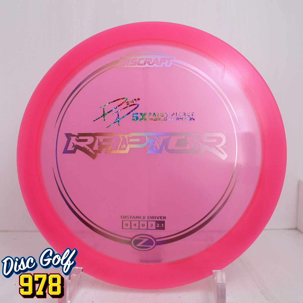Discraft Raptor Z Paige Pierce 5X 175.7g Pink B
