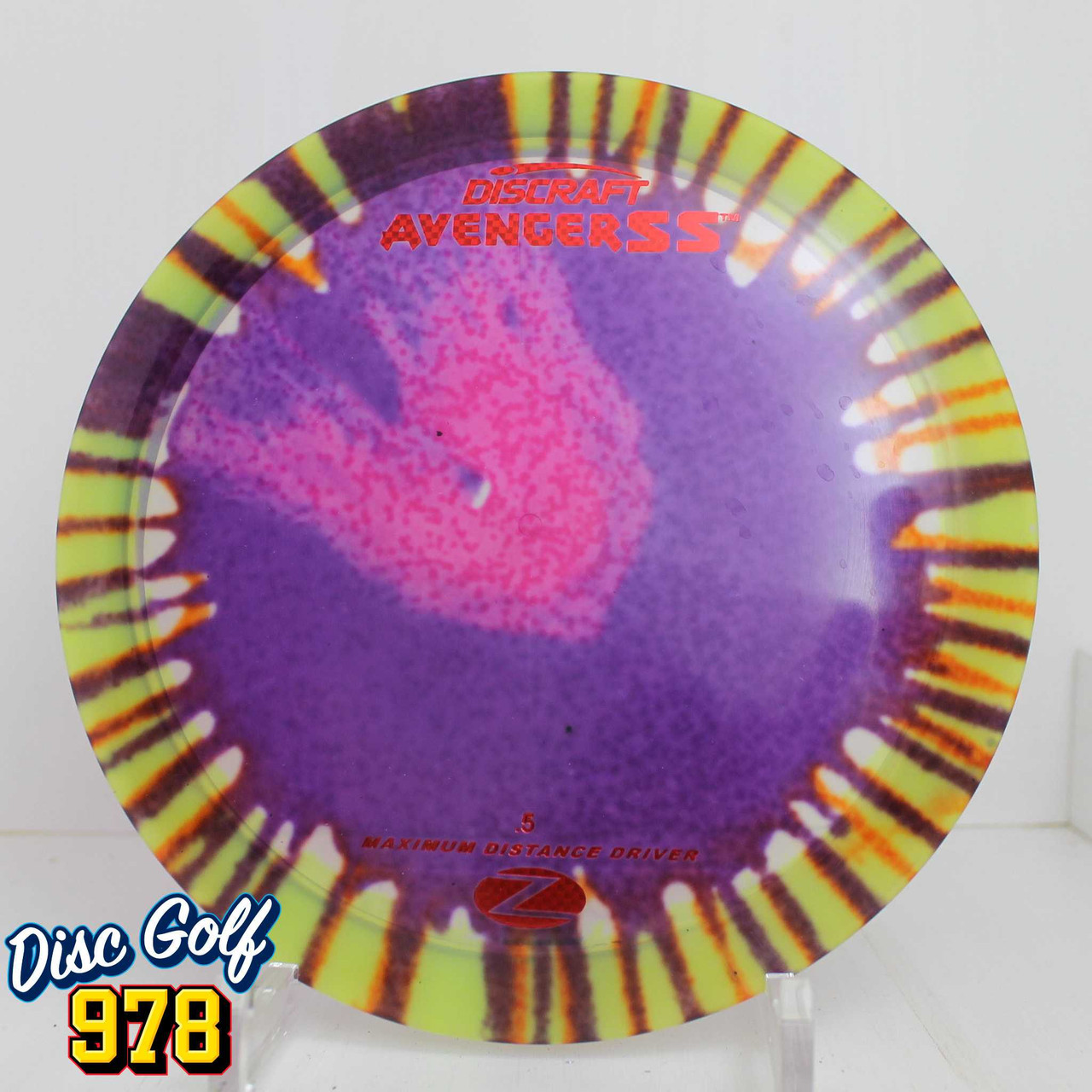 Discraft Avenger SS Z Fly Dye 176.4g Purple Core