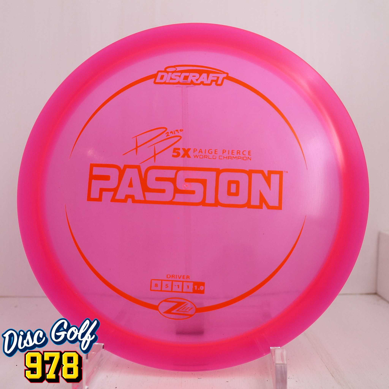 Discraft Passion Z Lite Paige Pierce 161.8g Pink D