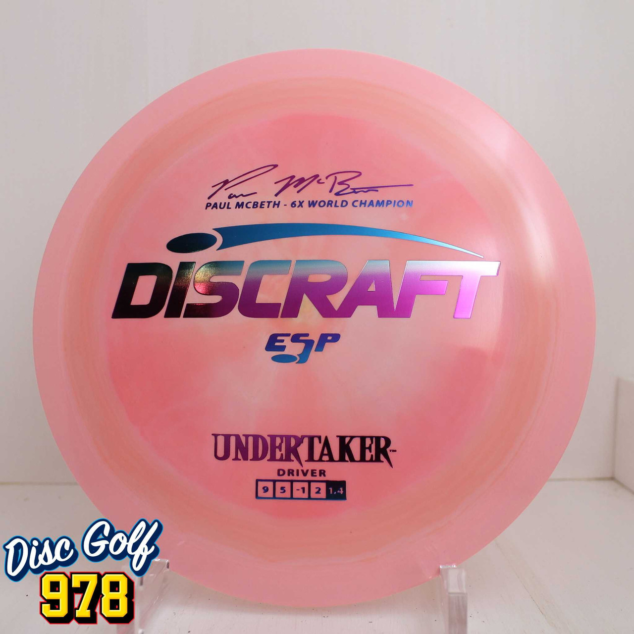 Discraft Undertaker ESP Paul McBeth 6X 176.5g Peach