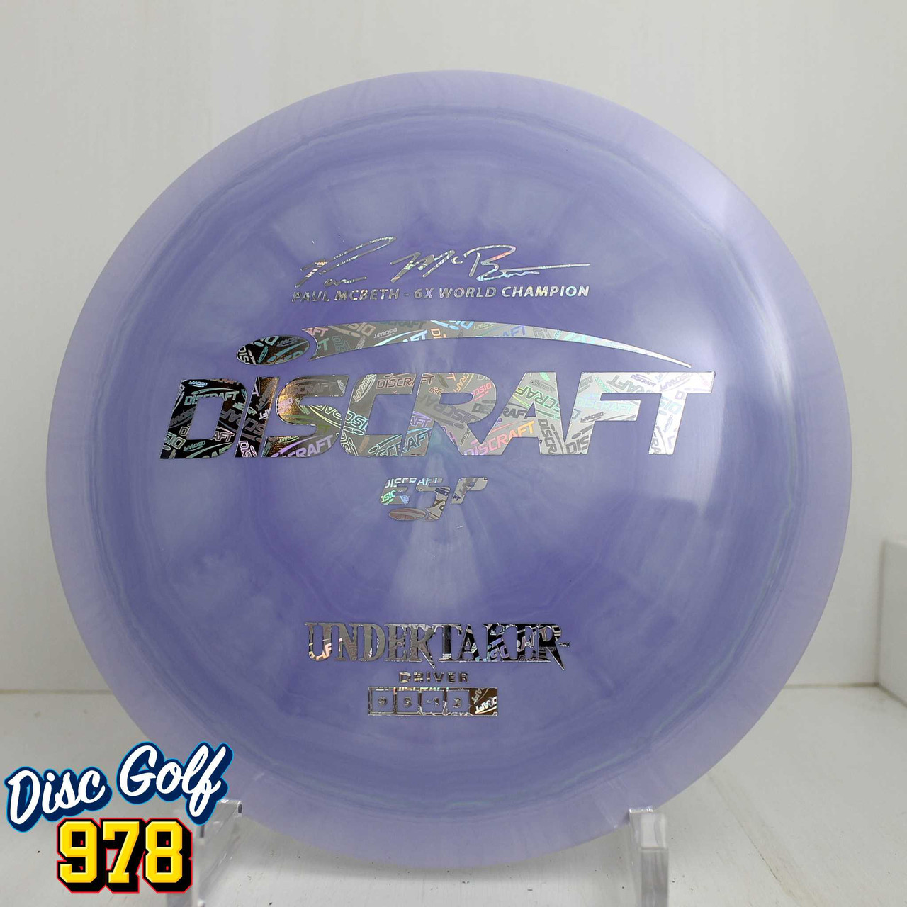Discraft Undertaker ESP Paul McBeth 6X 172.6g Purple