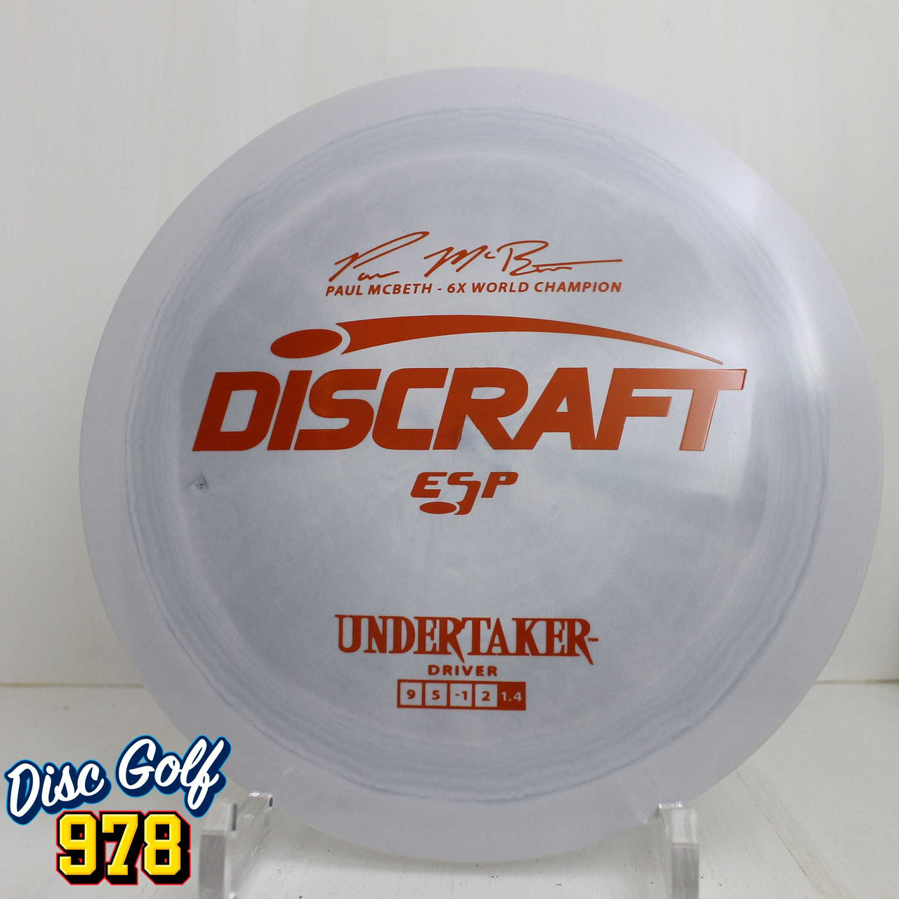 Discraft Undertaker ESP Paul McBeth 6X 173.8g Light Grayish
