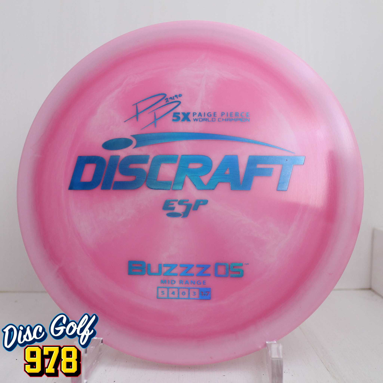 Discraft Buzzz OS ESP Paige Pierce 5x 180.1g Pink A