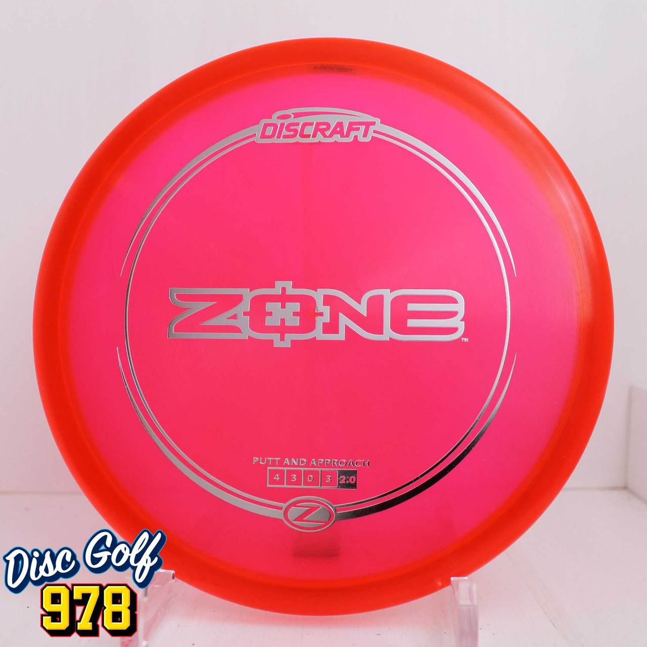 Discraft Zone Z 174.6g Neon Red