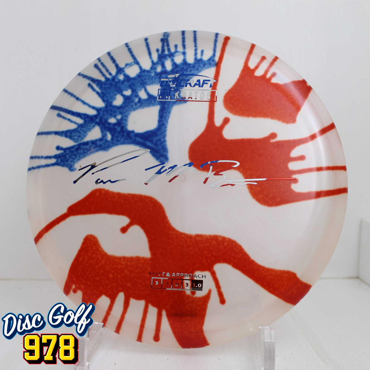 Discraft Kratos Fly Dye Z Paul McBeth 175.4g USA Flag A