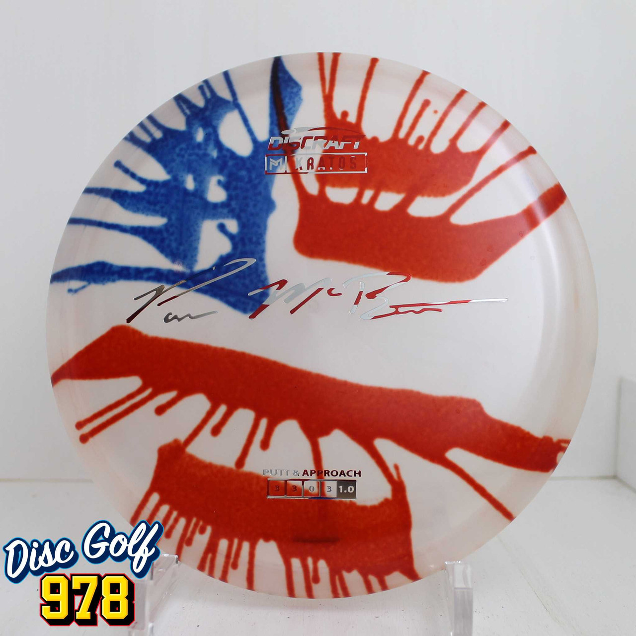 Discraft Kratos Fly Dye Z Paul McBeth 175.7g USA Flag B
