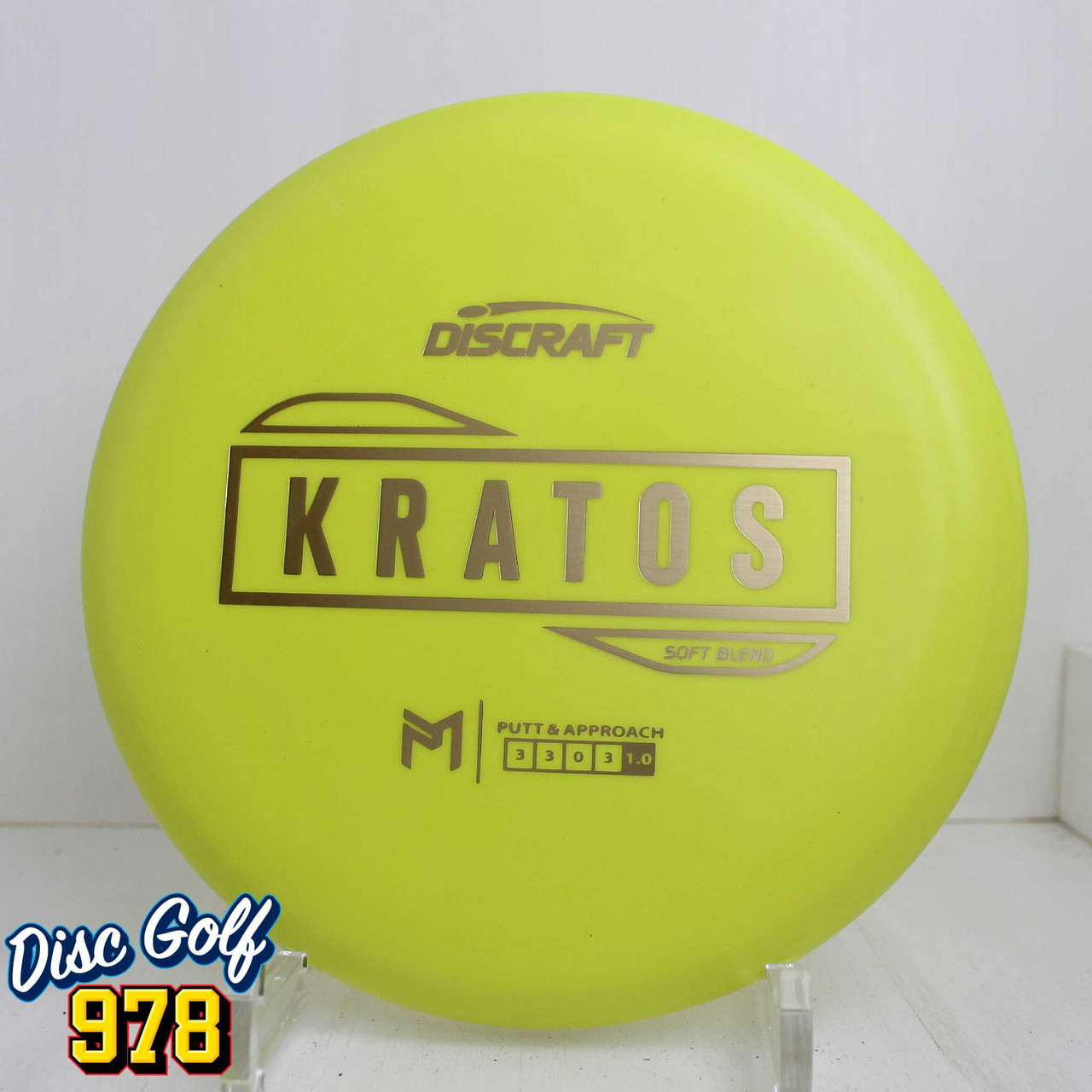 Discraft Kratos Putter Line Soft 174.2g Yellow A
