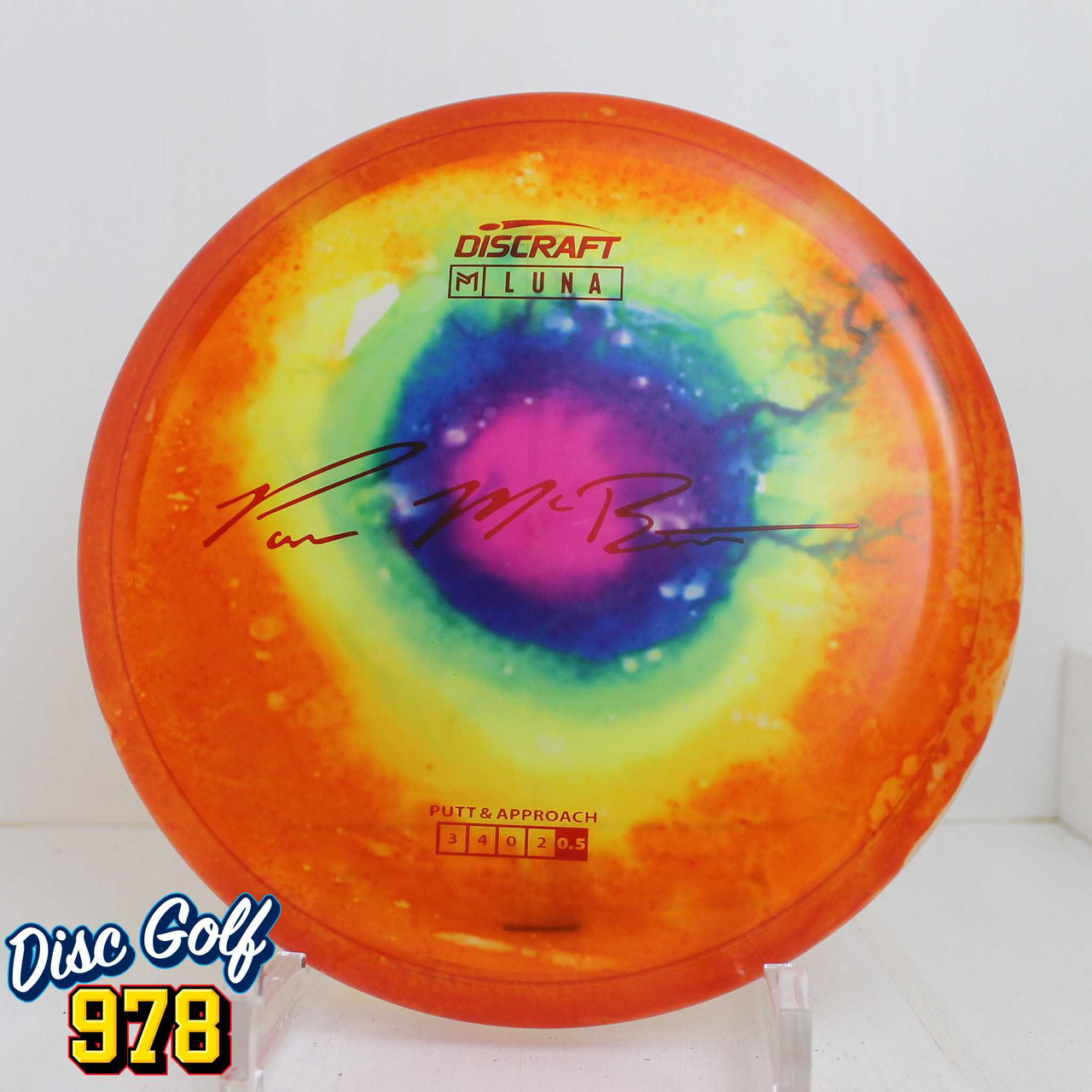 Discraft Luna Fly Dye Z Paul McBeth 175.1g Rainbow Circle B