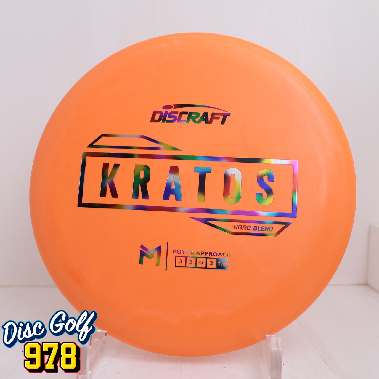 Discraft Kratos Putter Line Hard 173.9g Orange B