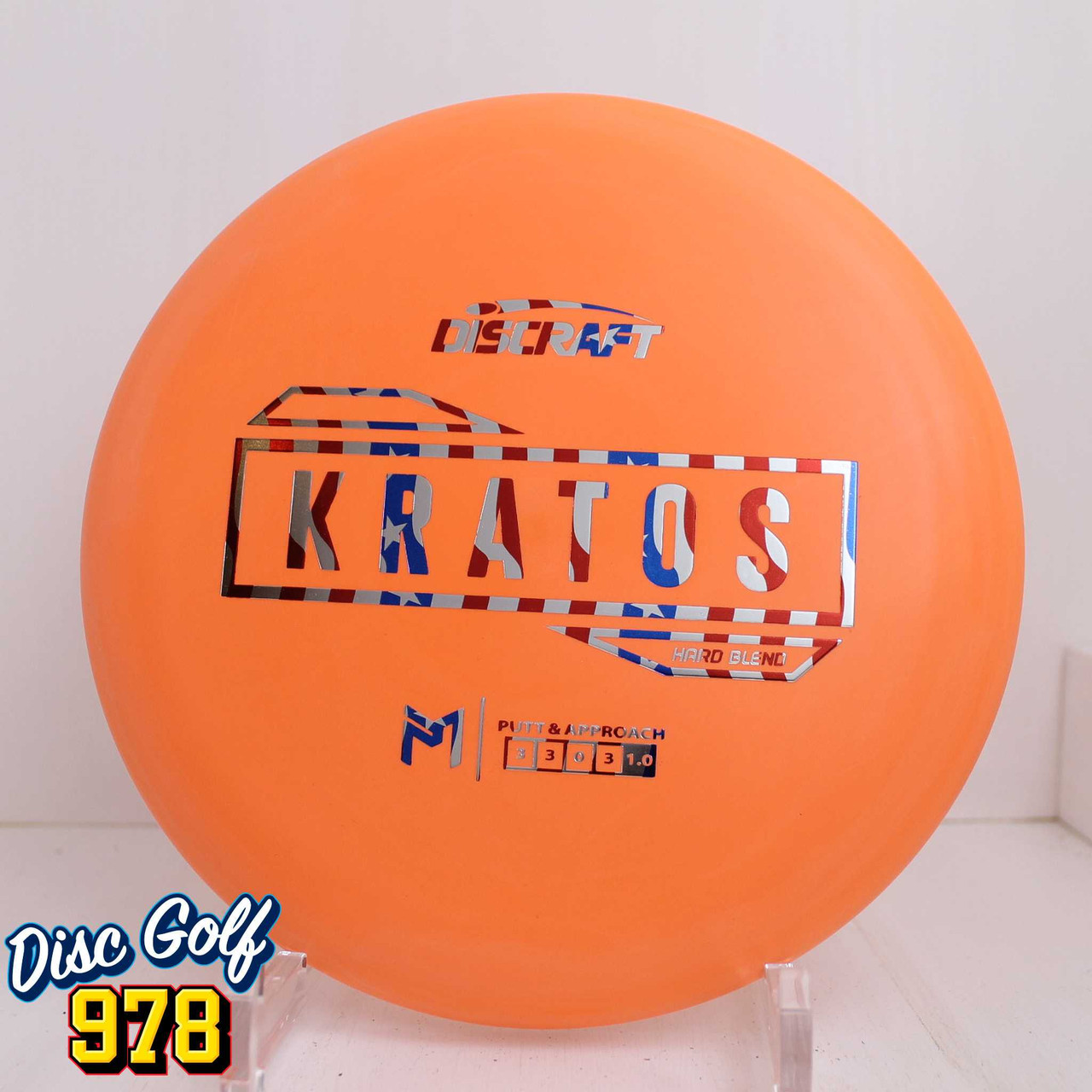 Discraft Kratos Putter Line Hard 176.1g Orange A