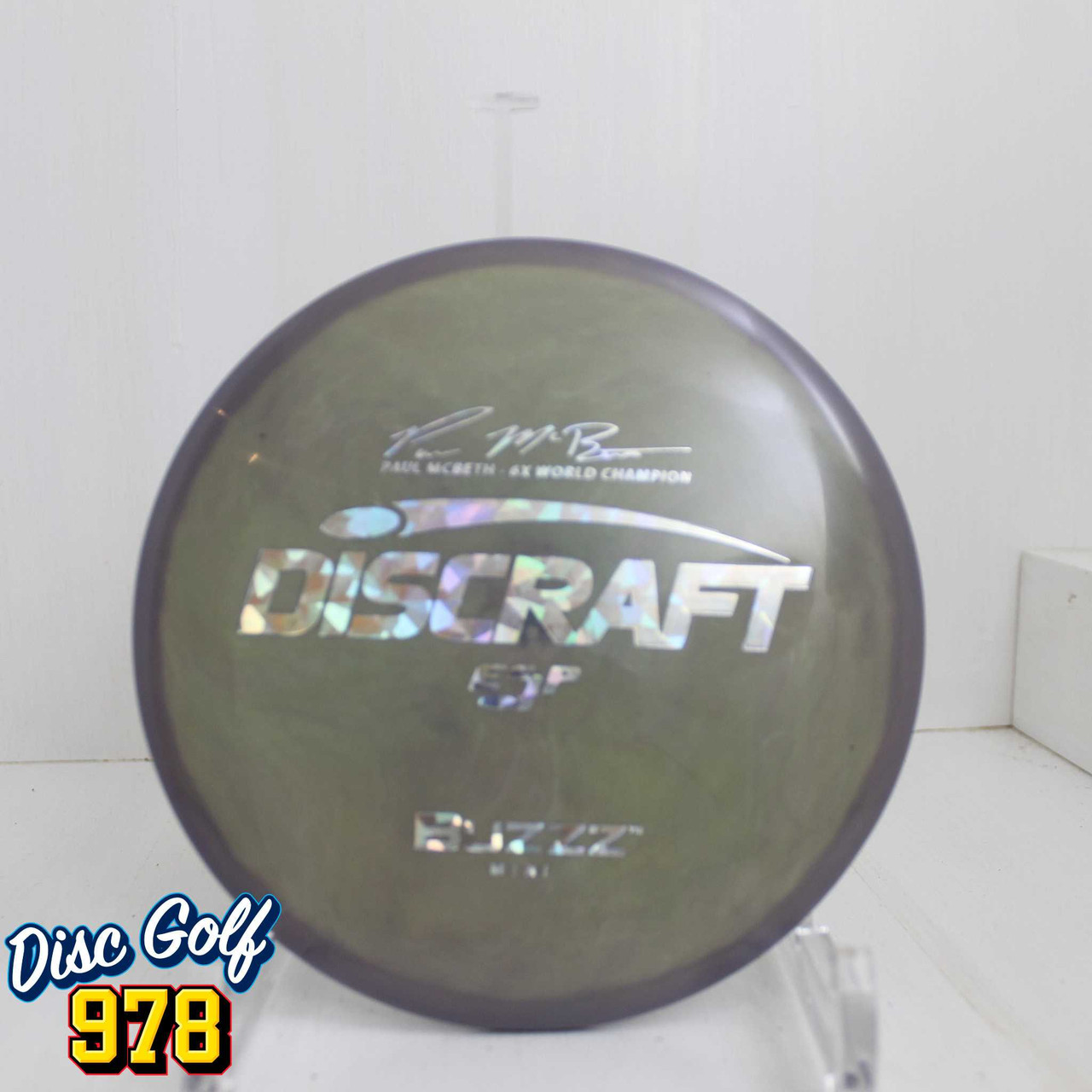 Discraft Mini ESP Buzzz Paull McBeth 6X Gray-Greenish A