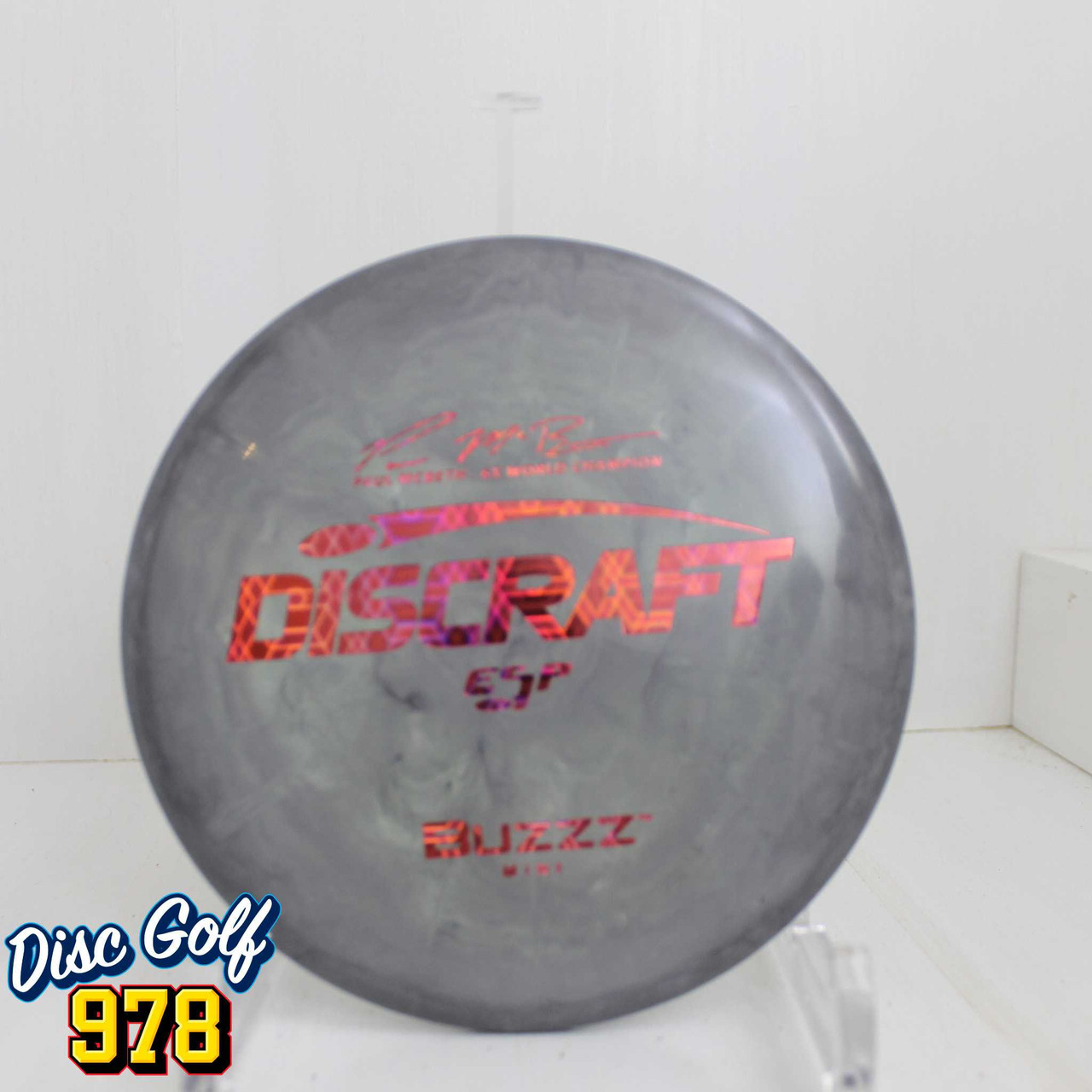 Discraft Mini ESP Buzzz Paull McBeth 6X Grayish C