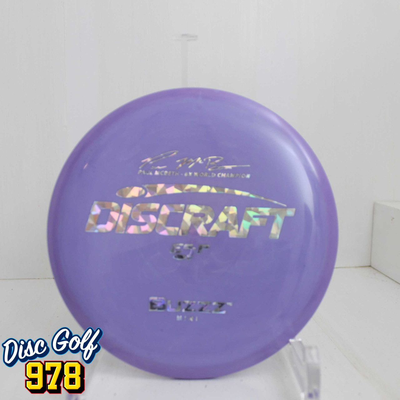 Discraft Mini ESP Buzzz Paull McBeth 6X Purple