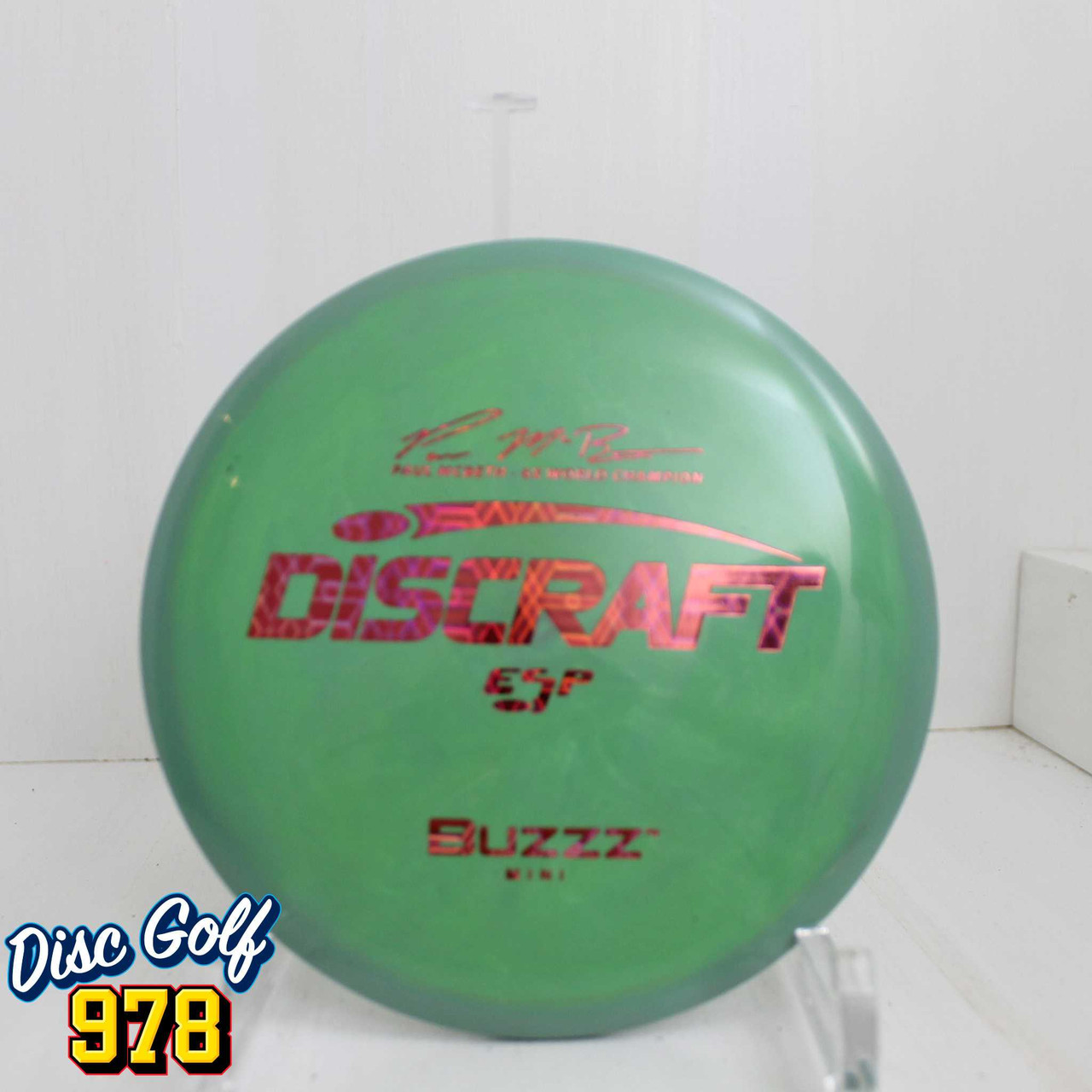 Discraft Mini ESP Buzzz Paull McBeth 6X Green