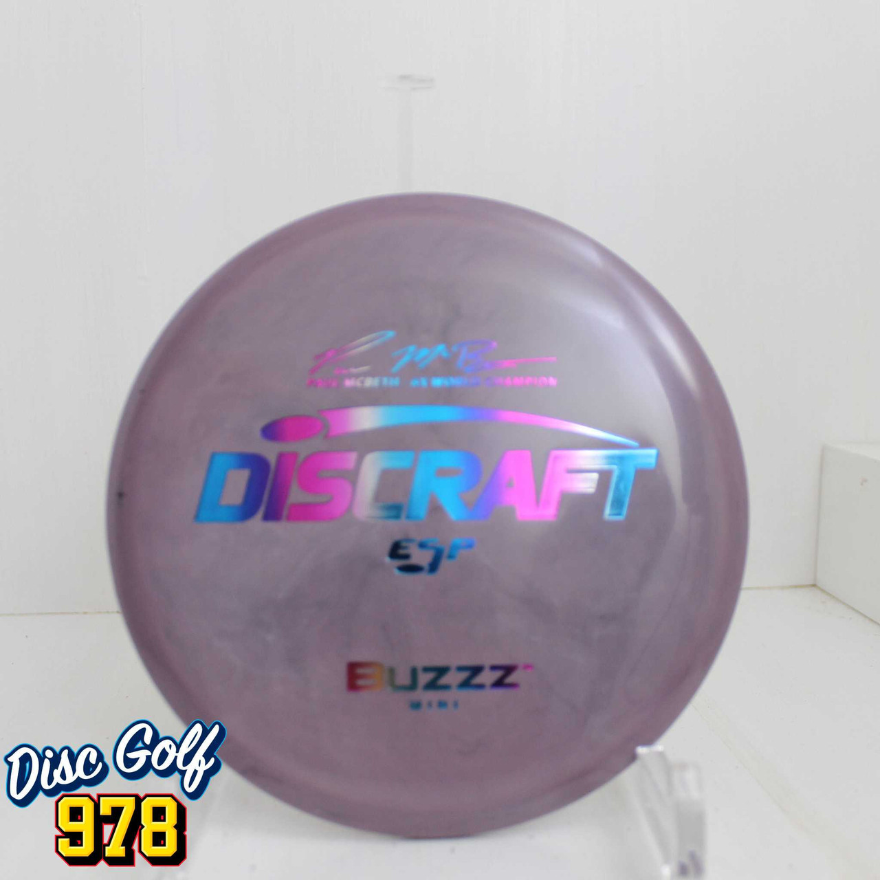 Discraft Mini ESP Buzzz Paull McBeth 6X Purpleish A