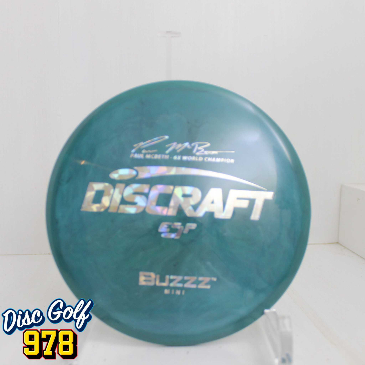 Discraft Mini ESP Buzzz Paull McBeth 6X Dark Teal