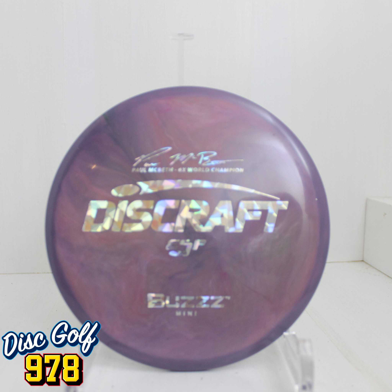 Discraft Mini ESP Buzzz Paull McBeth 6X Purpleish B