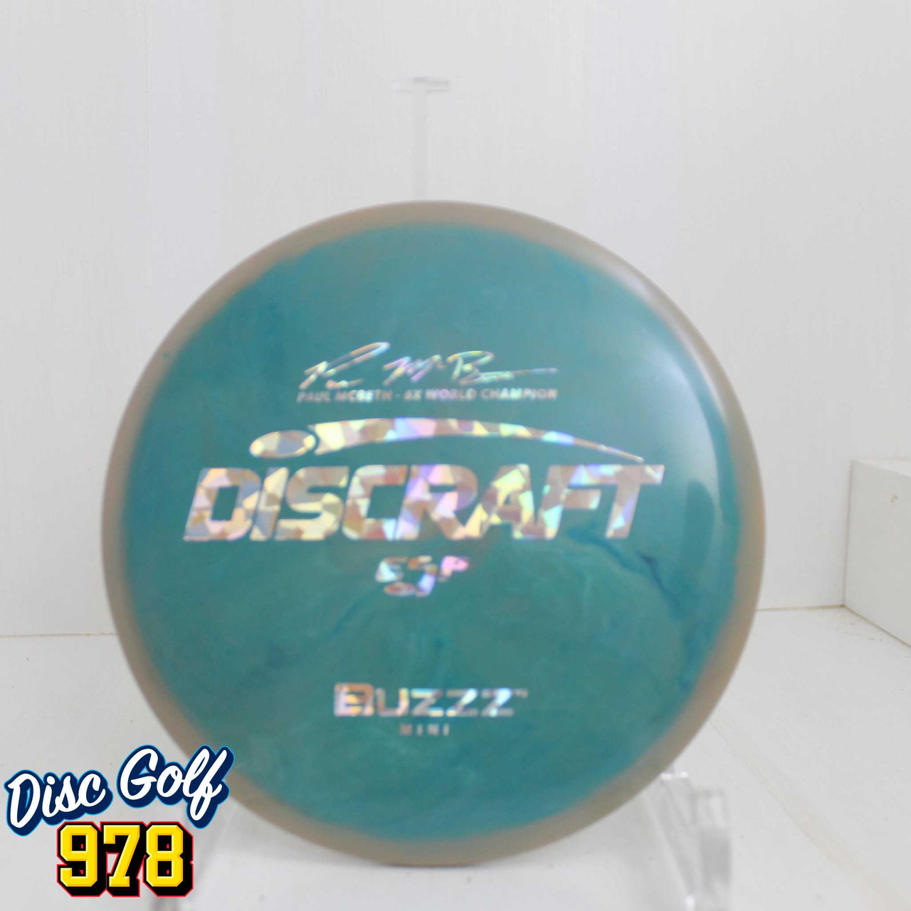 Discraft Mini ESP Buzzz Paull McBeth 6X Tan-Teal