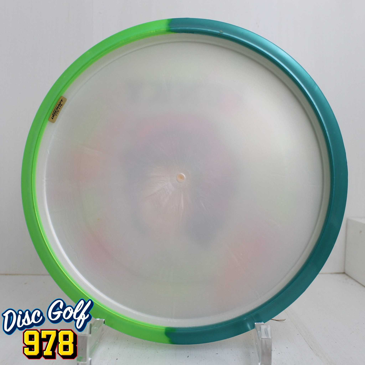 Discraft Buzzz Big Z Funky Ben Askren CM Dyes 175.9g NeonGreen/Teal Splatter