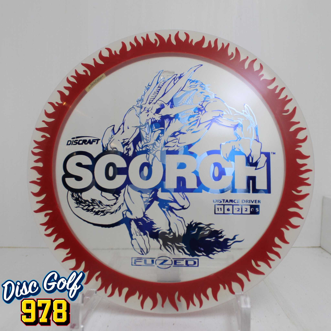 Discraft Scorch FuZed Flame 175.6g Clear-Red
