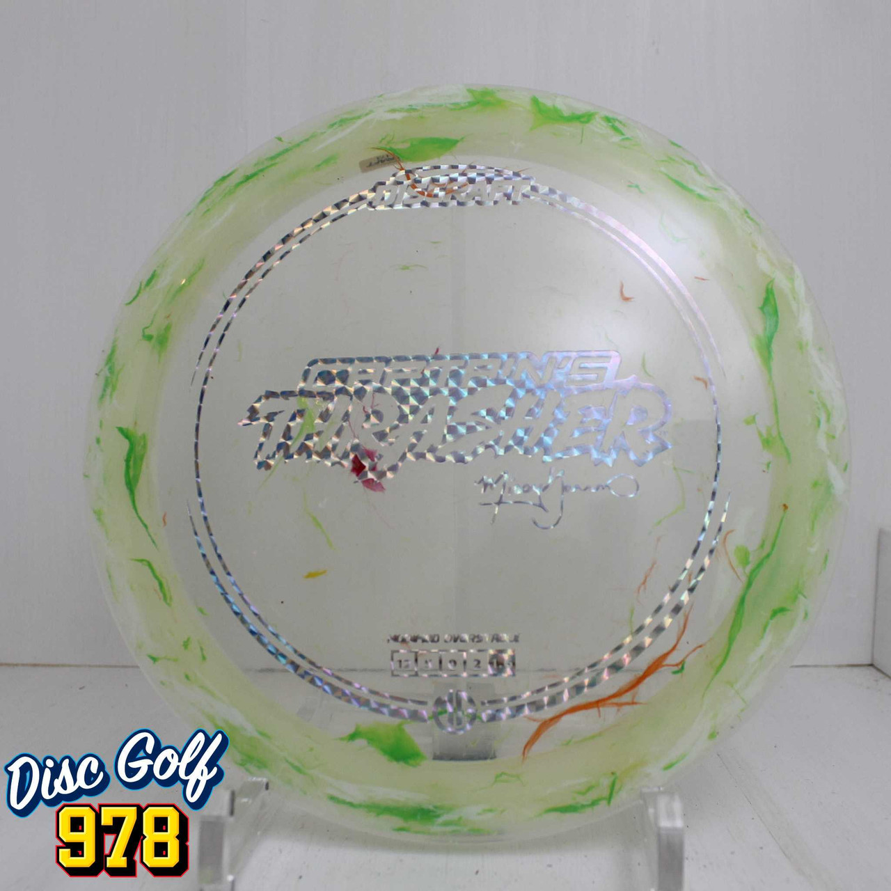 Discraft Captain's Thrasher 2025 Z Jawbreaker 174.9g Yellow/Green Confetti