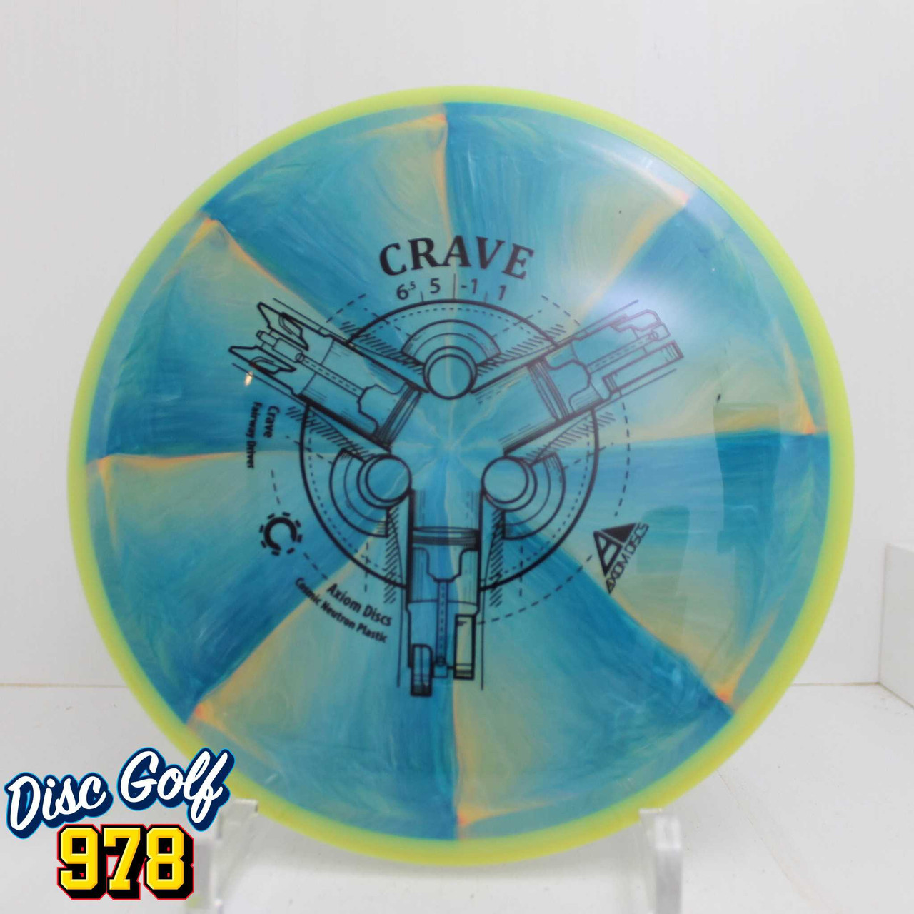 Axiom Crave Cosmic Neutron 162.7g Sand-Blue Swirls