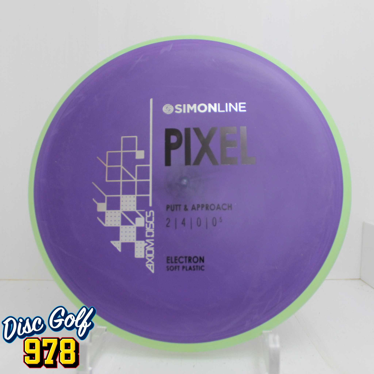 Axiom Simon Line Pixel Electron Soft 173.5g Pea Green-Dark Purple