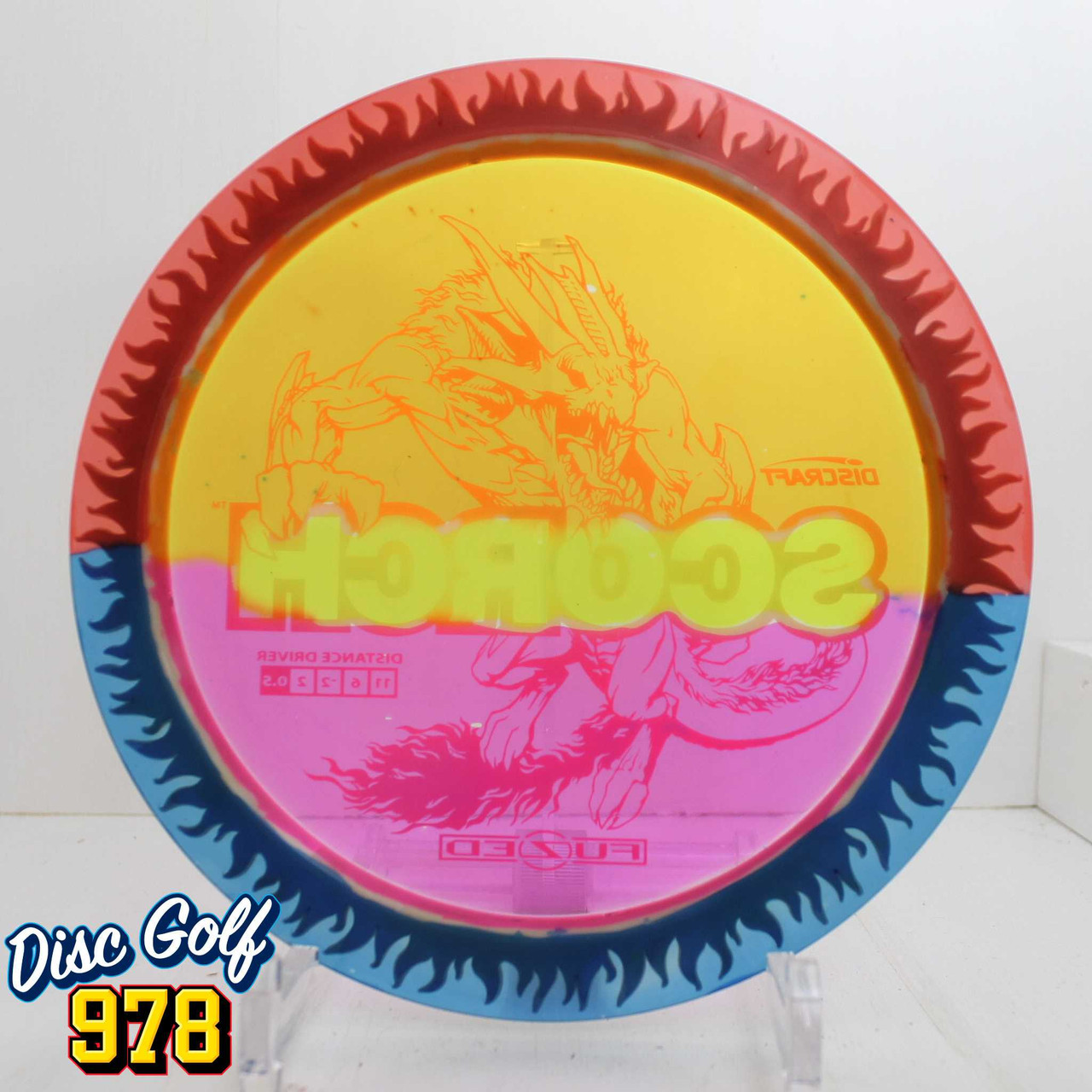 Discraft Scorch FuZed Flame CM Dyes 173.1g Red/Blue - Orange/Pink