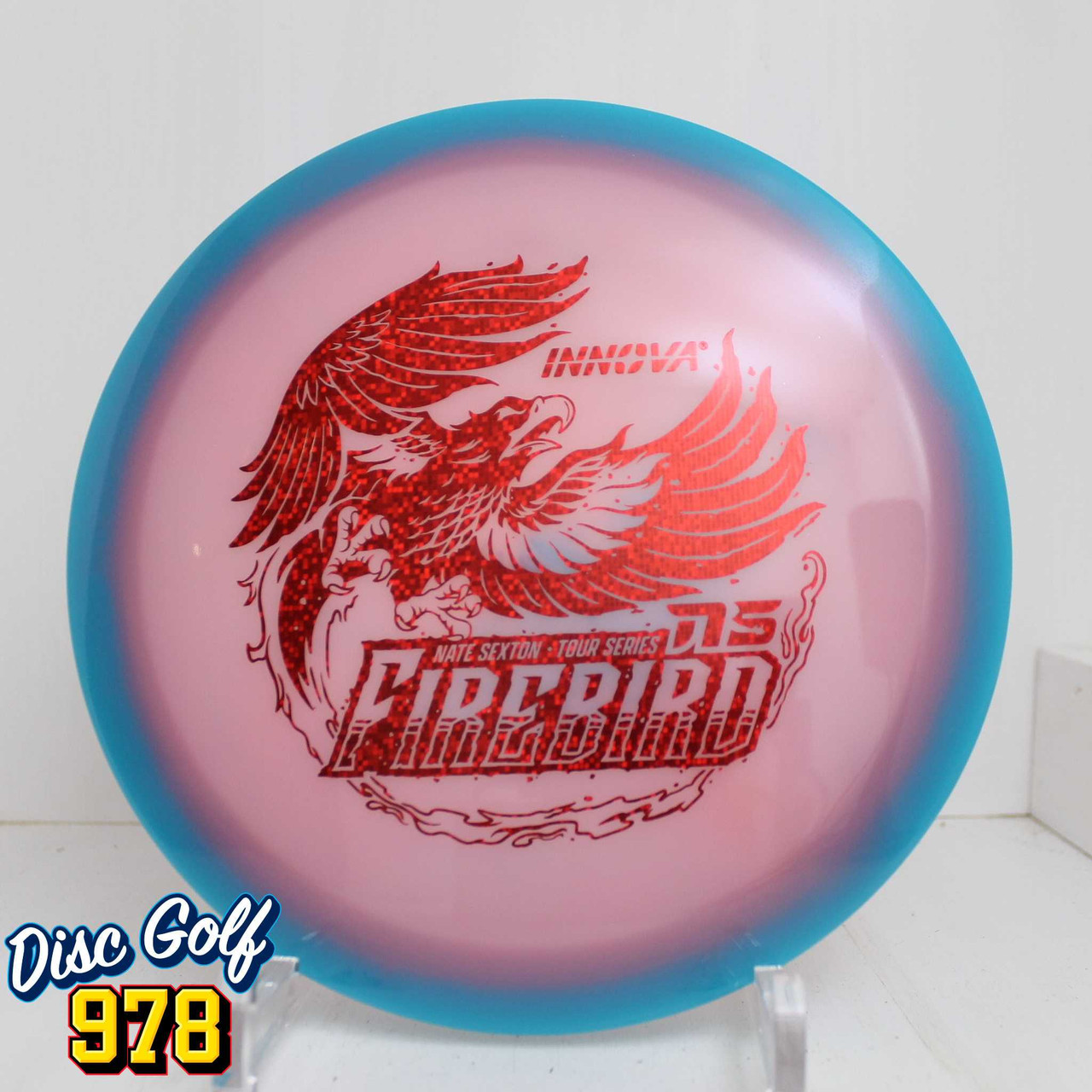 Innova Firebird Proto Glow Halo Champion Nate Sexton 2025 Tour Series 174.6g Blue-Light Mauve