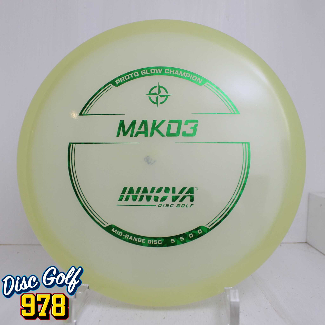 Innova Mako3 Proto Glow Champion 170.7g Green Foil