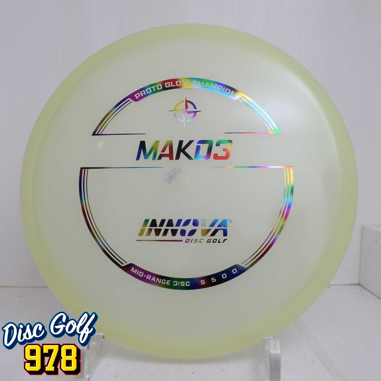 Innova Mako3 Proto Glow Champion 180.1g Wonderbread Foil