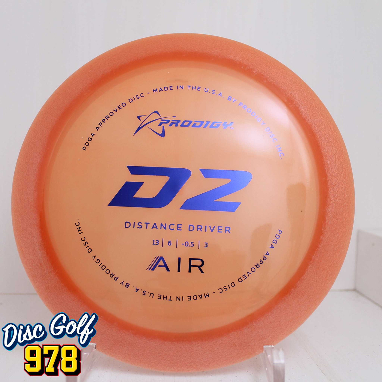 Prodigy D2 Air 64.4g BurntOrange Prodigy D2 Air 64.4g BurntOrange