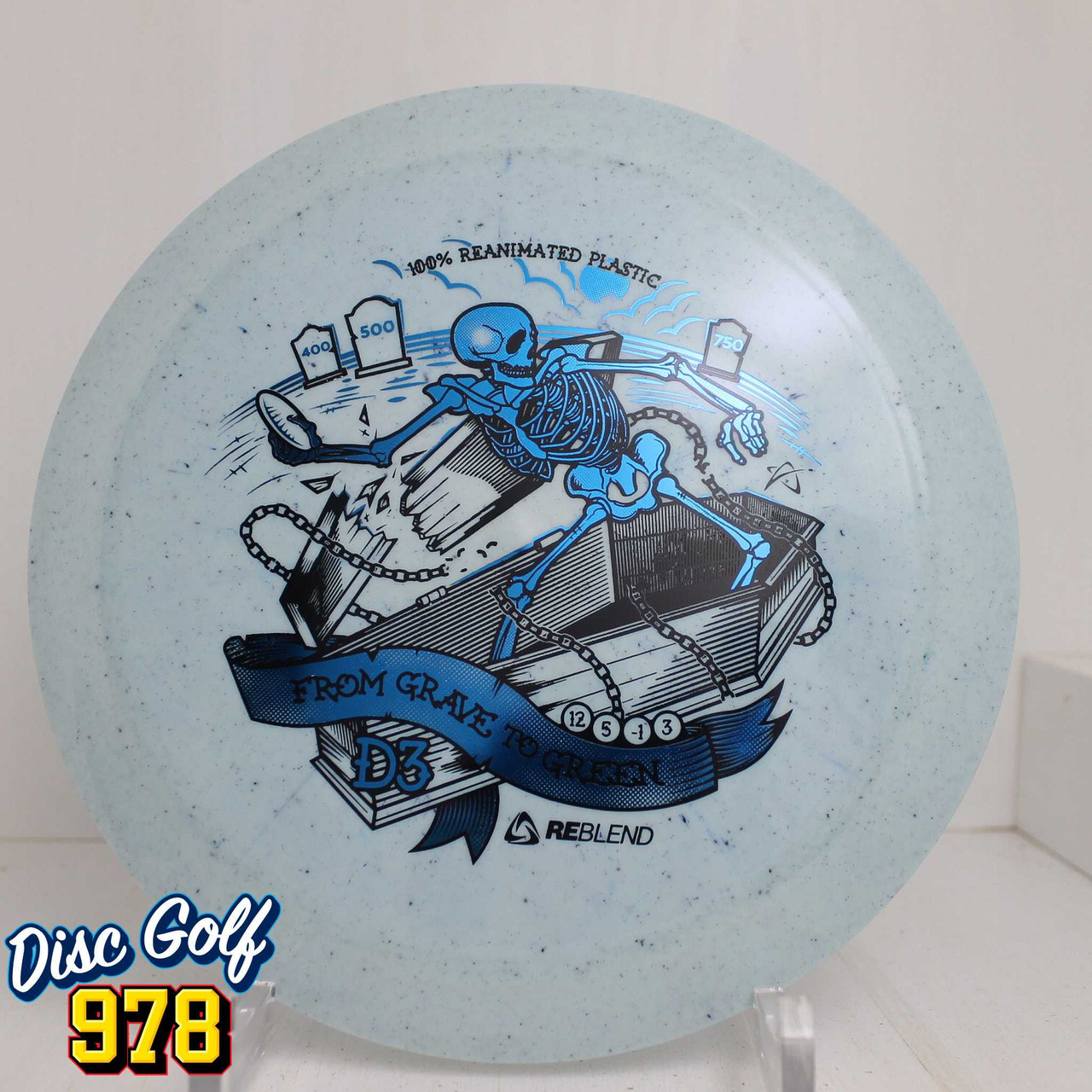 Prodigy D3 Reblend - Grave to Green 170.0g Light Blue A Prodigy D3 Reblend - Grave to Green 170.0g Light Blue A