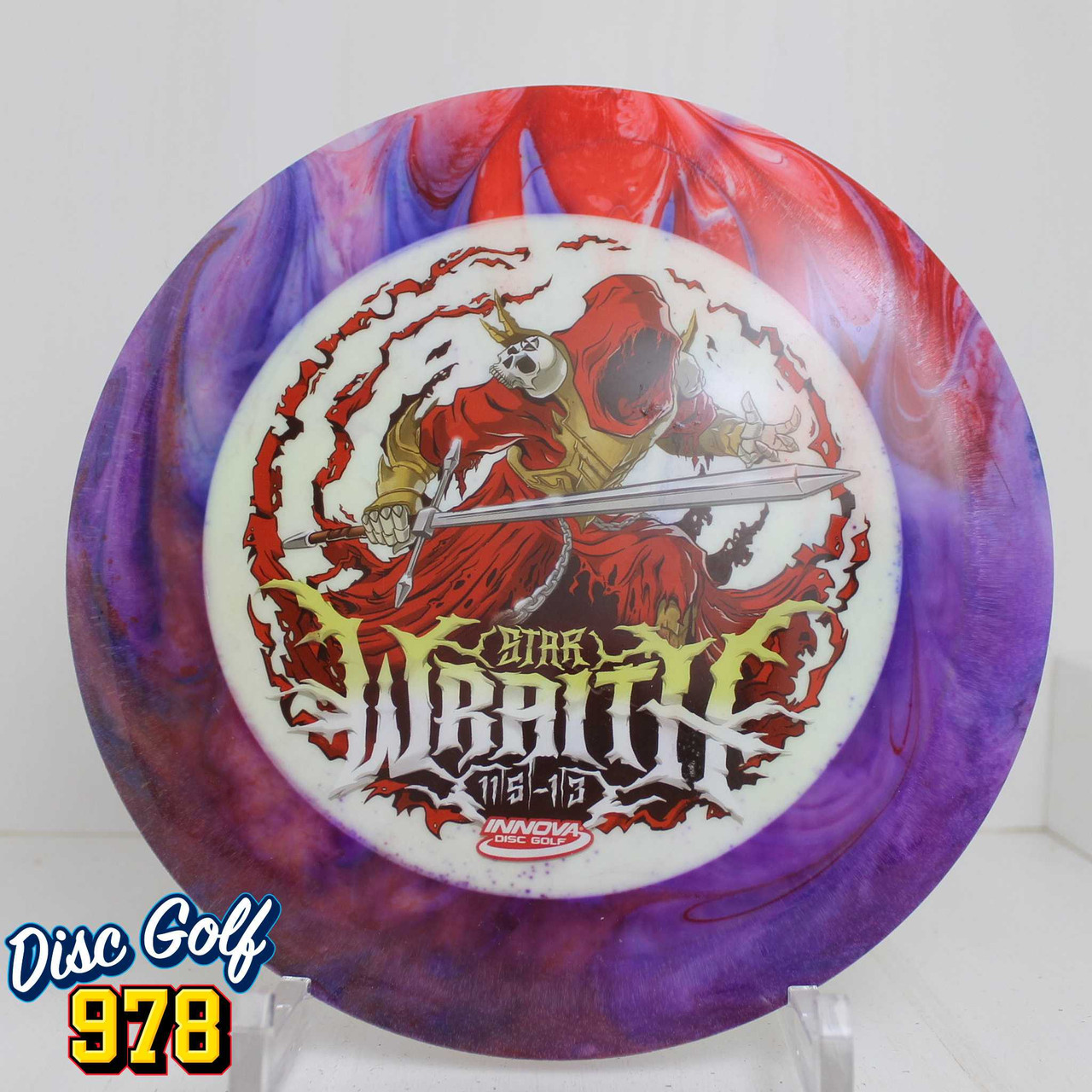 Disc Dragon Innova Wraith Star Innvision 166.6g Red Blurple Disc Dragon Innova Wraith Star Innvision 166.6g Red Blurple