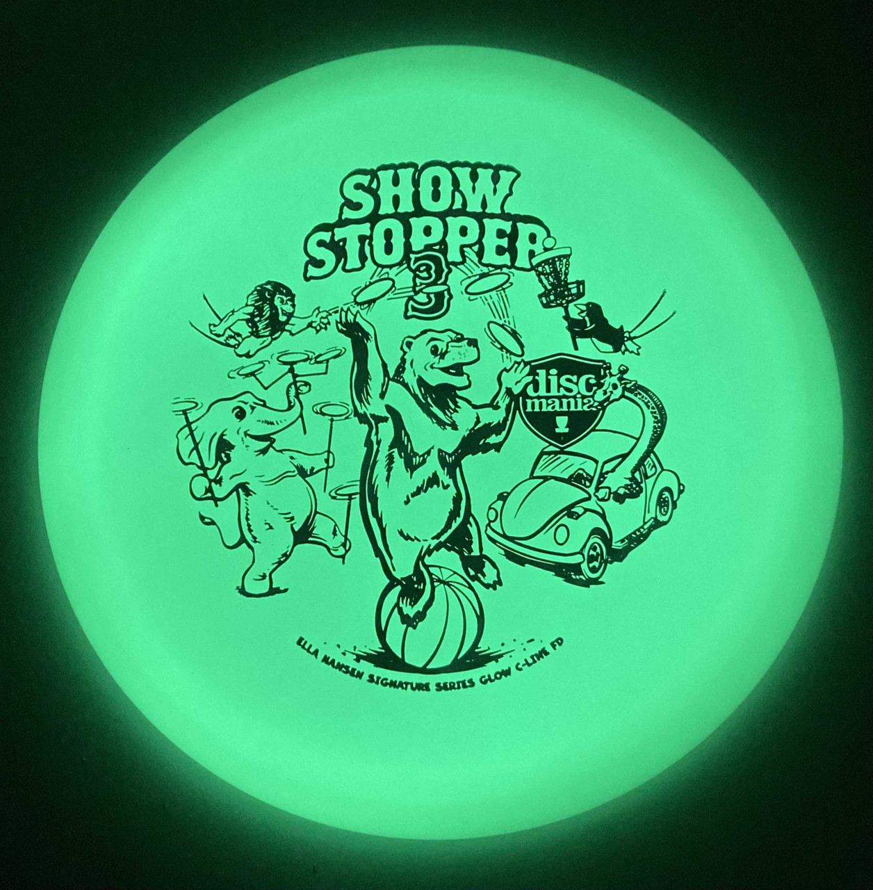 Discmania FD Glow C-Line Show Stopper 3 Ella Hansen 176.6g White C