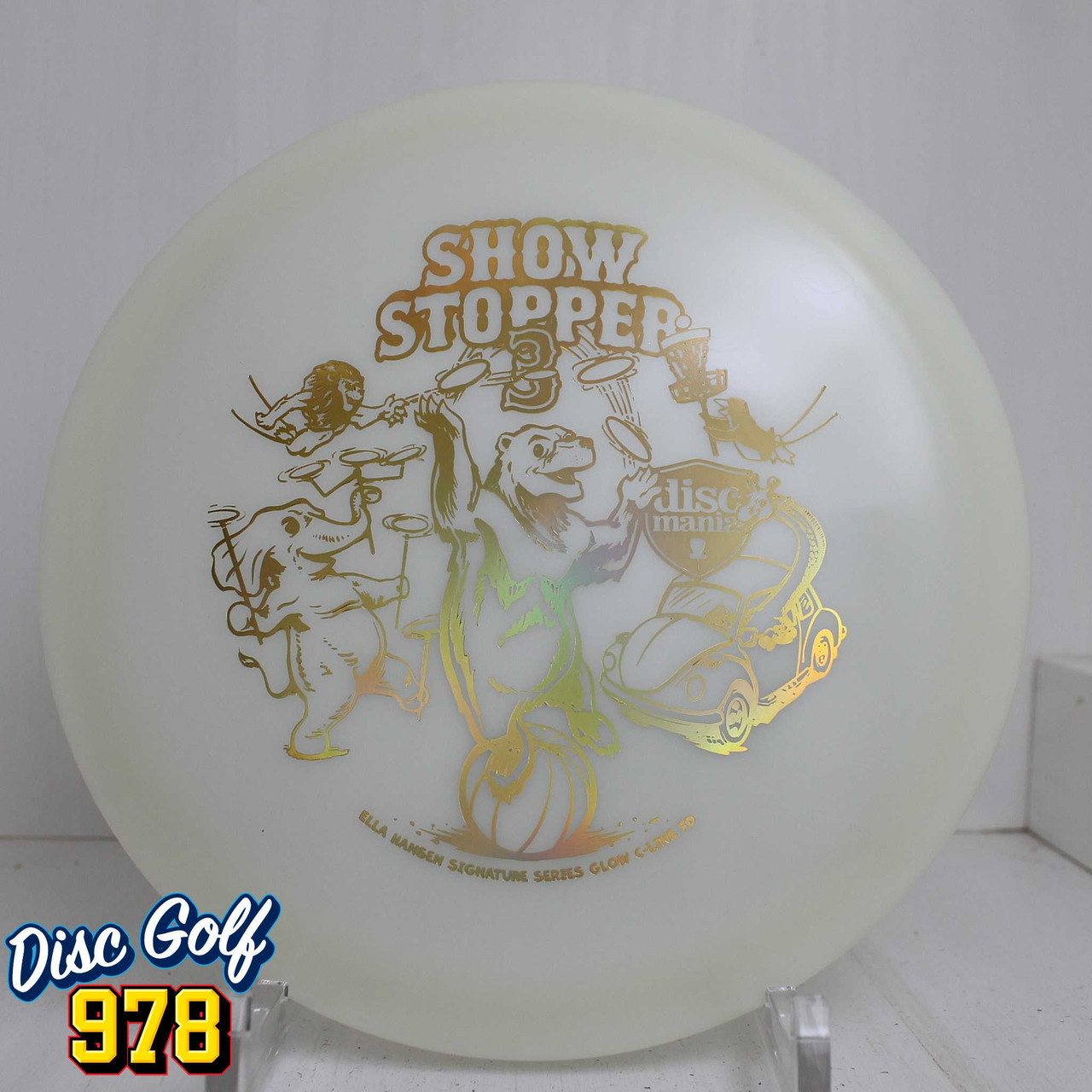 Discmania FD Glow C-Line Show Stopper 3 Ella Hansen 176.6g White C