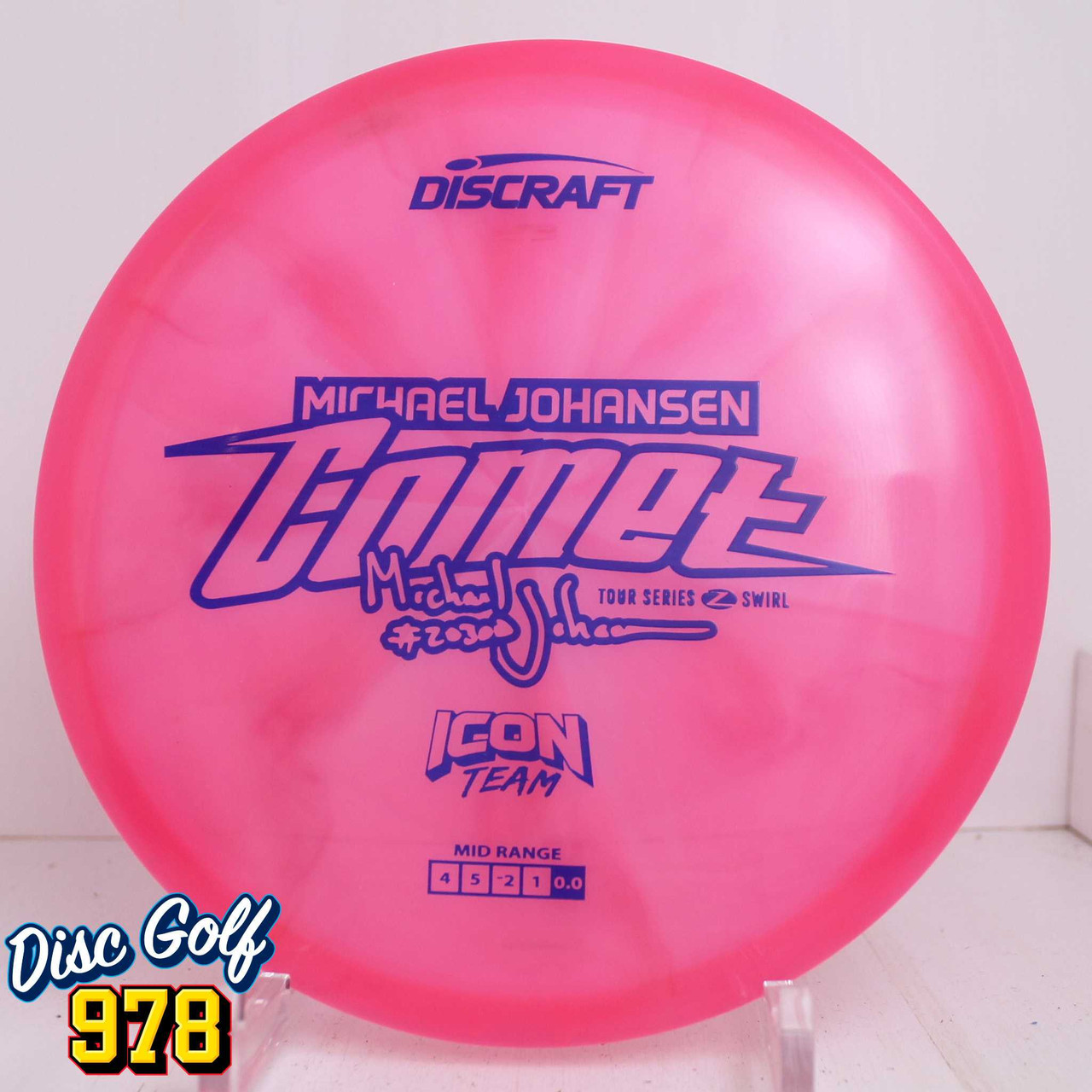Discraft Comet Z Swirl Michael Johansen 2025 Tour Series 179.2g Pink B