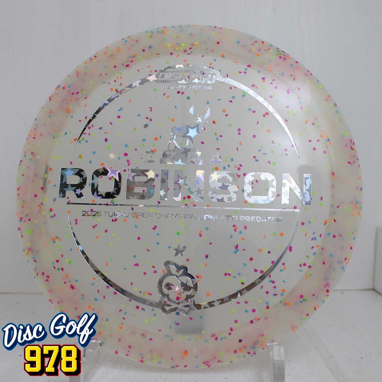 Discraft Predator Z Confetti Ezra Robinson 2025 Turku Open Victory