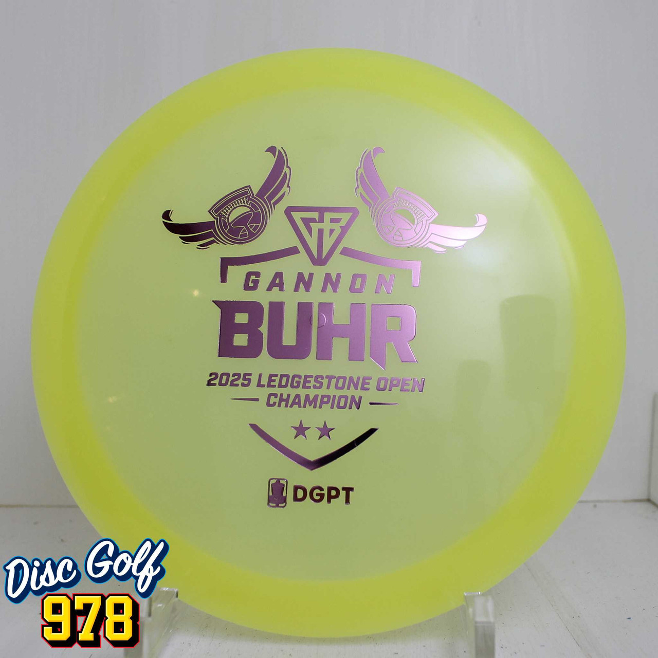 Discmania TD Glow C-Line Gannon Buhr 2025 Ledgestone Open Champion 176.5g Yellow