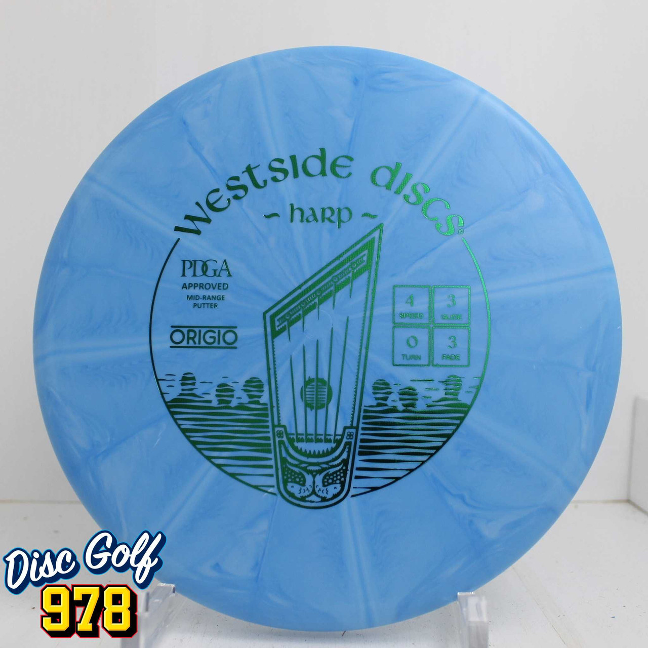 Westside Harp Origio 176.5g Blue Swirls