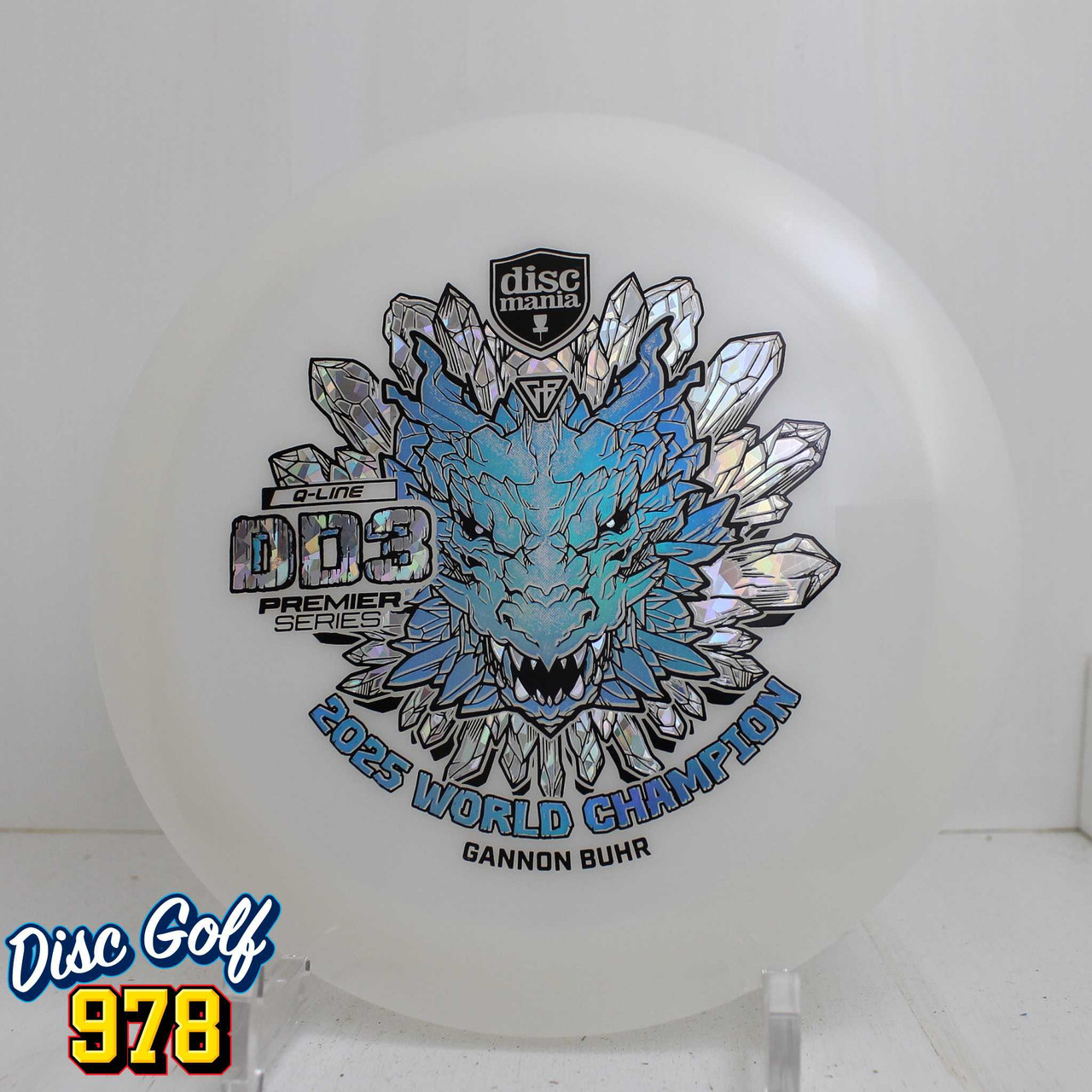 Discmania DD3 Q-Line Premier Series Gannon Buhr 2025 World Champion 173.4g White D