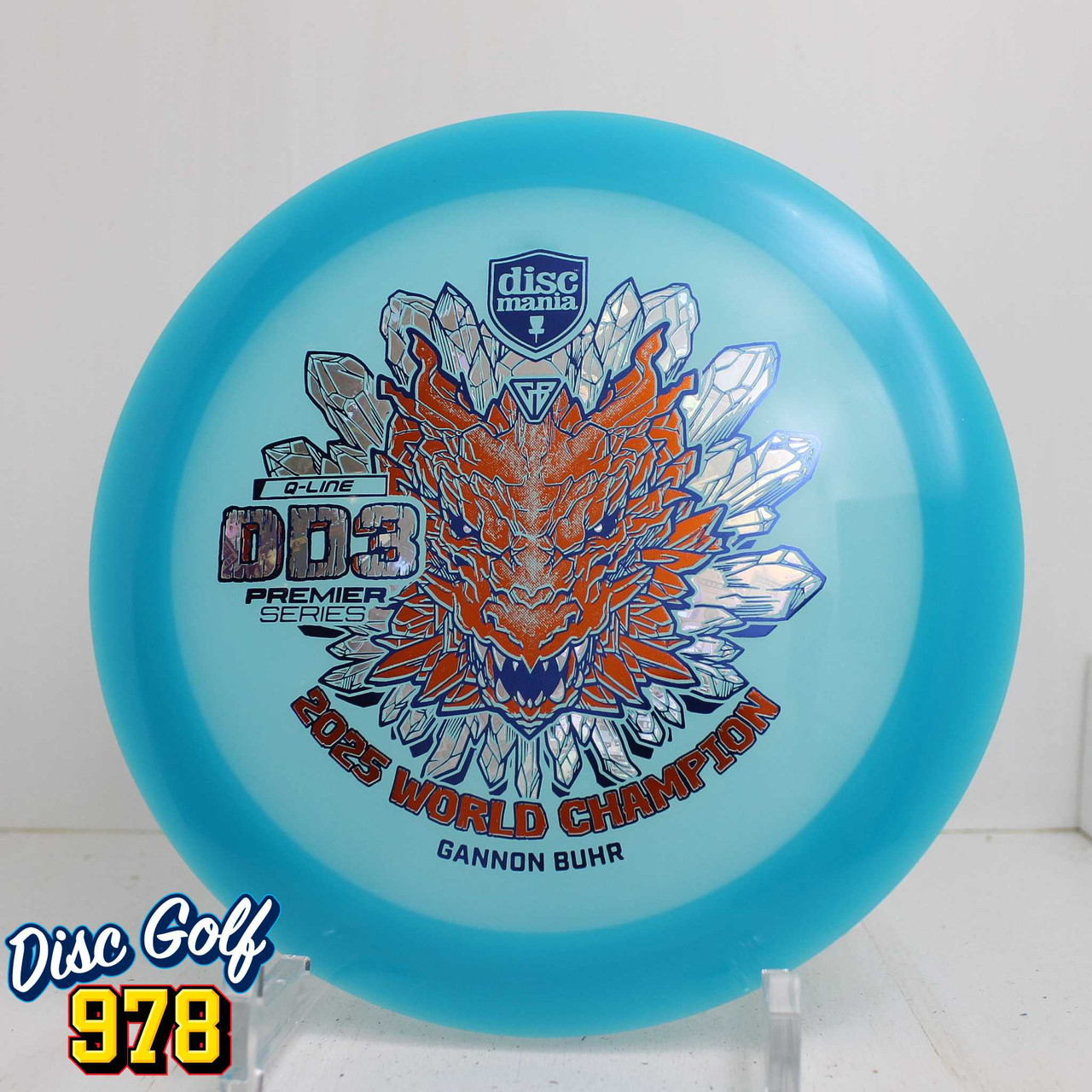 Discmania DD3 Q-Line Premier Series Gannon Buhr 2025 World Champion 174.6g Blue D