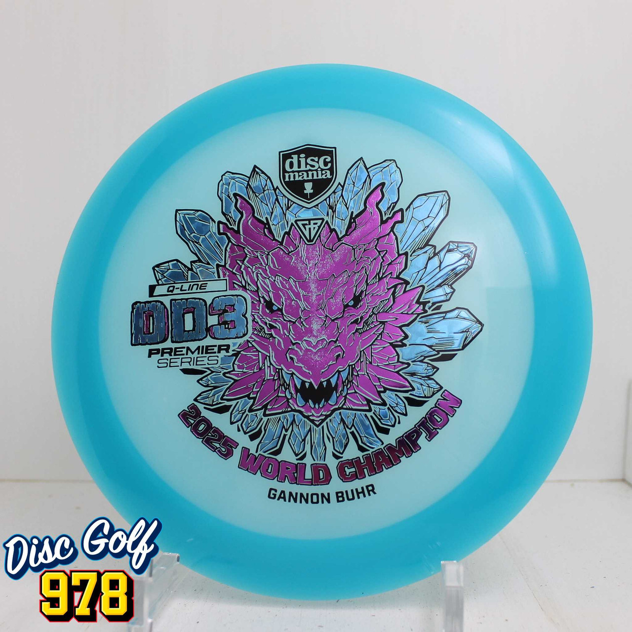 Discmania DD3 Q-Line Premier Series Gannon Buhr 2025 World Champion 174.0g Blue E