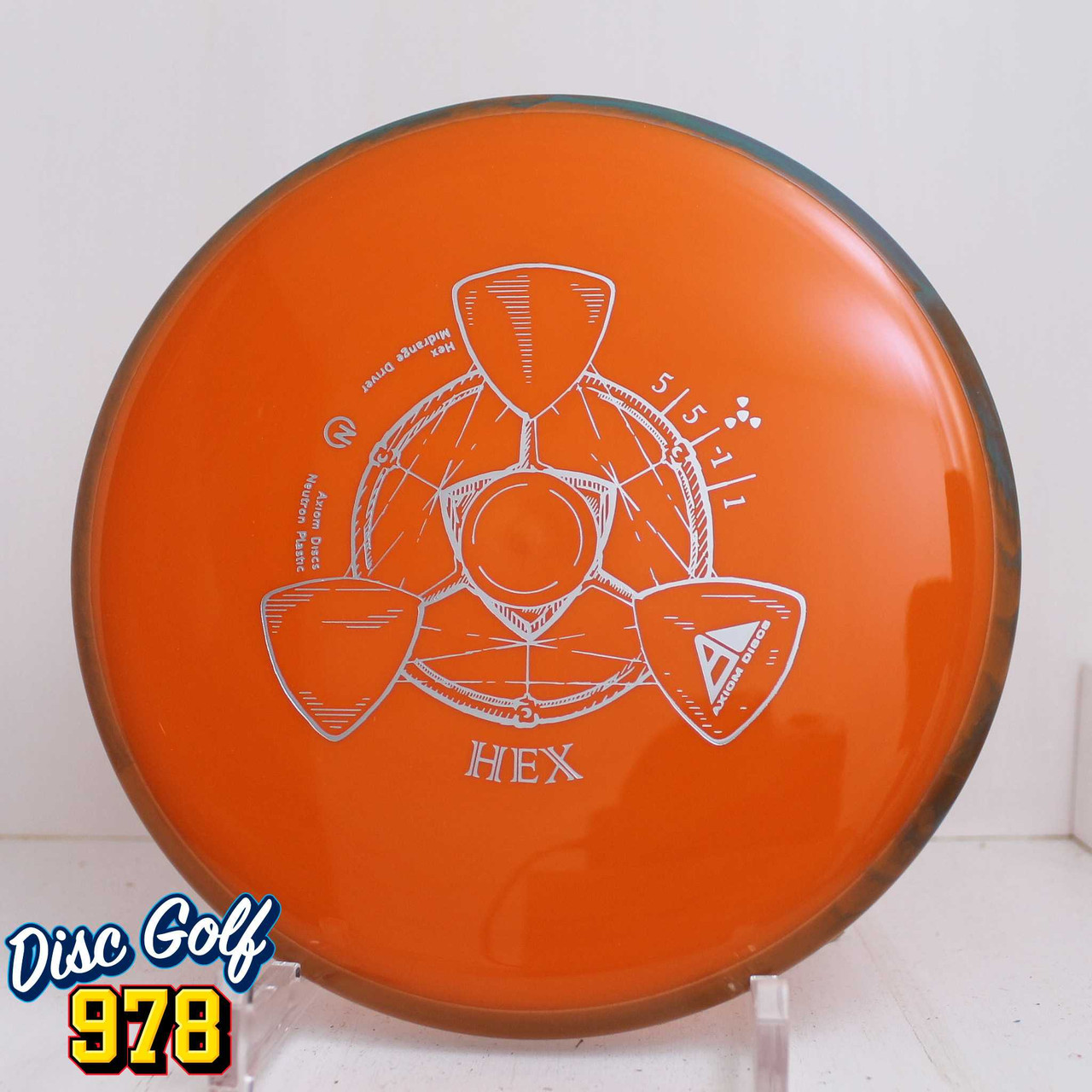Axiom Hex Neutron 178.2g Rusty Orange-Orange - Disc Golf 978