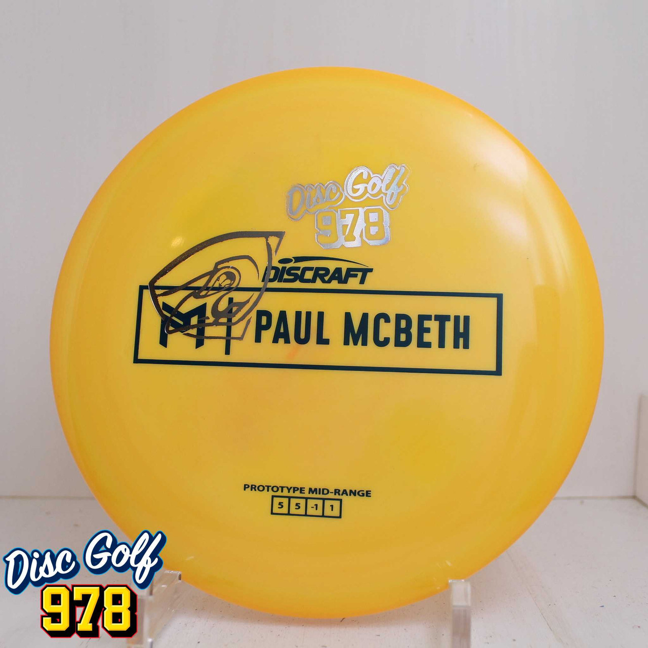 Discraft Malita Prototype ESP - Paul McBeth - 978/DFX Hot Stamp174.4g Golden
