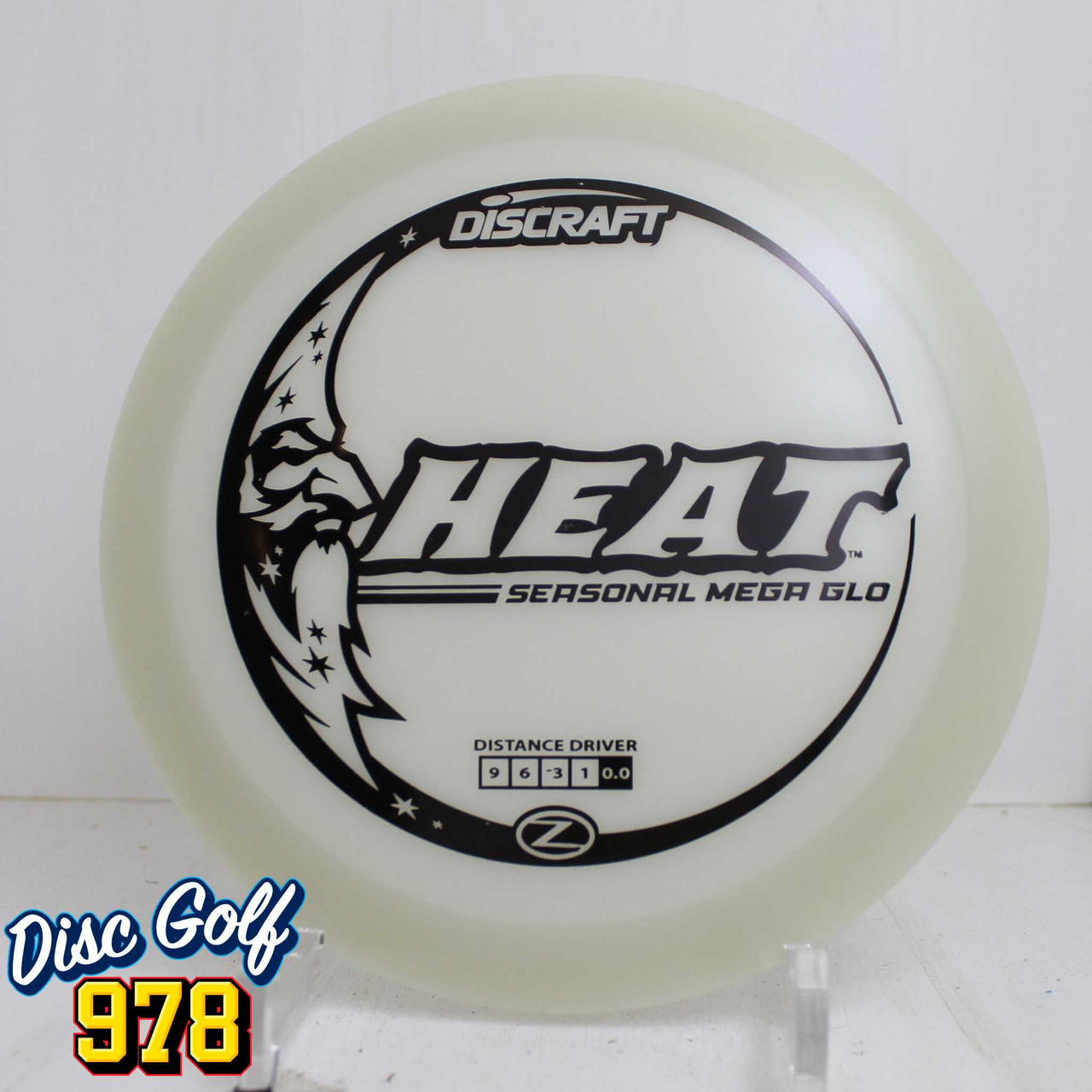 Discraft Heat Seasonal Mega Glo 173.8g Black Foil